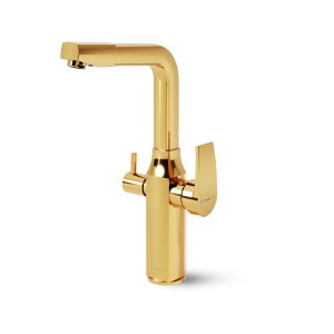 یونیک پلاس شیر آشپزخانه دومنظوره طلا