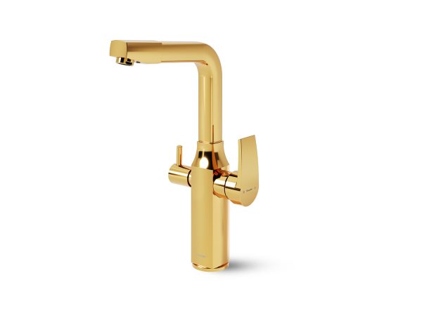 یونیک پلاس شیر آشپزخانه دومنظوره طلا یونیک پلاس شیر آشپزخانه دومنظوره طلا