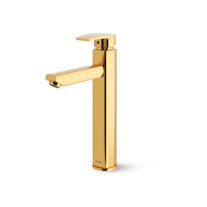 یونیک پلاس شیر روشویی پایه بلند طلا