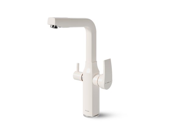 یونیک پلاس شیر آشپزخانه دومنظوره شیری کروم یونیک پلاس شیر آشپزخانه دومنظوره شیری کروم