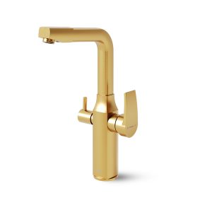 یونیک پلاس شیر آشپزخانه دومنظوره طلا مات