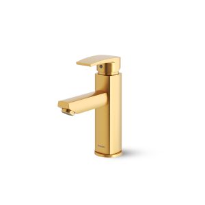 یونیک پلاس شیر روشویی ثابت طلا مات