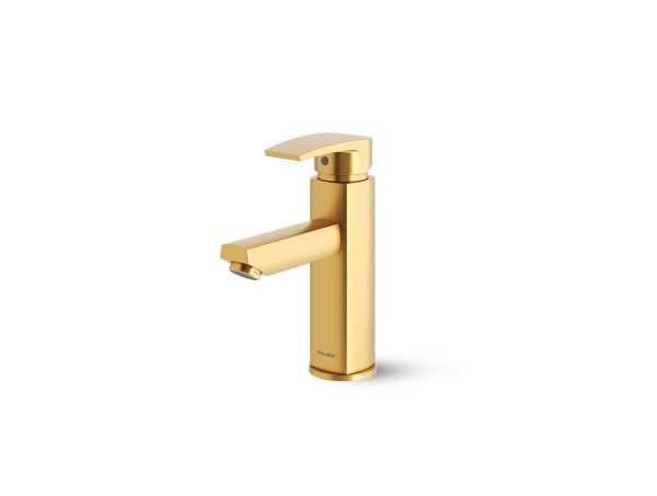 یونیک پلاس شیر روشویی ثابت طلا مات یونیک پلاس شیر روشویی ثابت طلا مات