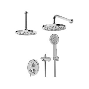 زیگموند ABS دوش توکار کروم