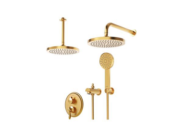 زیگموند ABS دوش توکار طلا مات تیپ 4 زیگموند ABS دوش توکار طلا مات تیپ 4