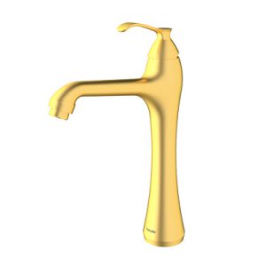 کلاسیک روشویی پایه بلند طلا مات