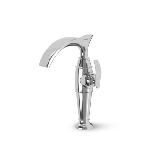 گلوریس روشویی پایه بلند کروم