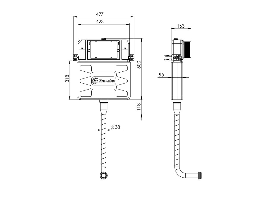مدل فلاش تانک جنوا (ایرانی) | کروم