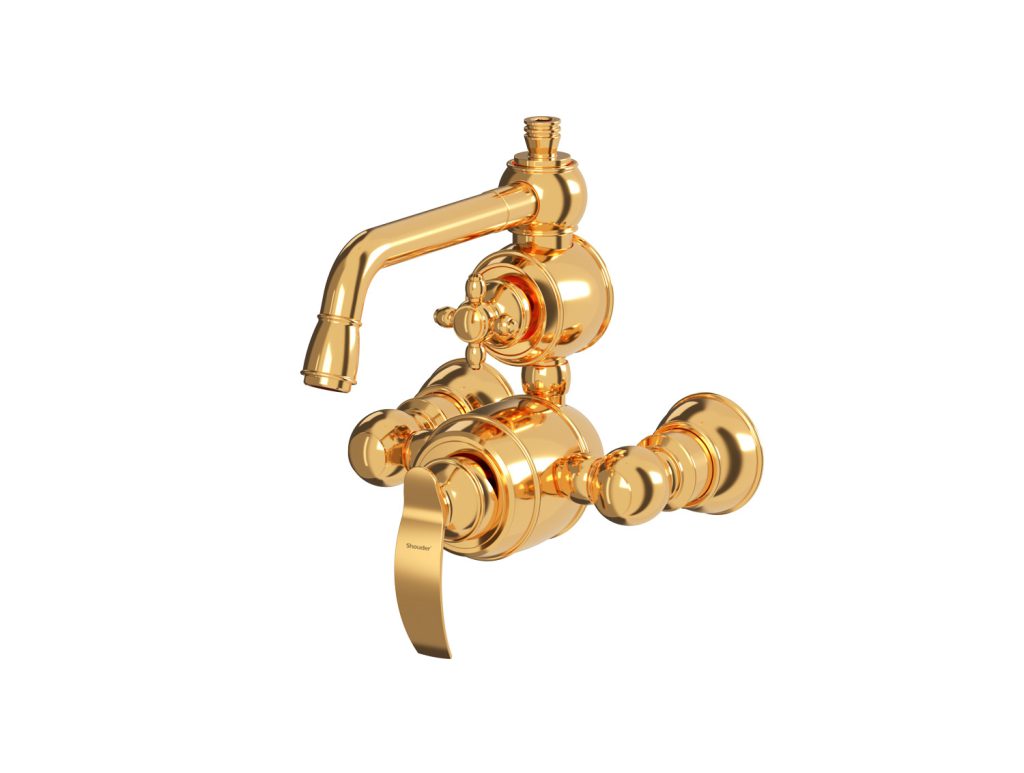 شیر حمام مدل گلوریس | طلا