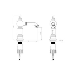 شیر روشویی هوشمند مدل بیزانس