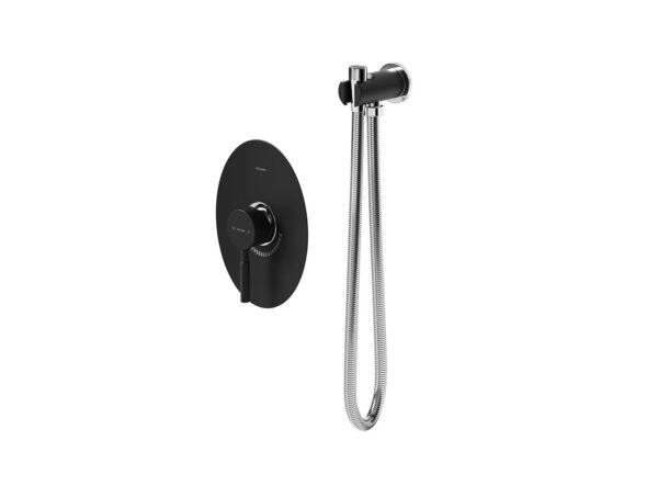 شیر توکار مدل روگن | مشکی کروم شیر توکار مدل روگن | مشکی کروم