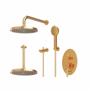 شیر توکار مدل روگن ABS | طلا | تیپ چهار