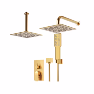 شیر توکار مدل رومر پلاس BRASS | طلا مات | تیپ چهار