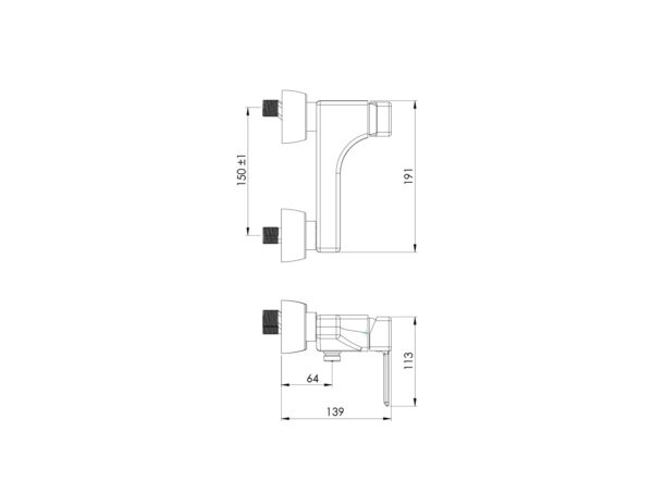 شیر توالت مدل میشل |