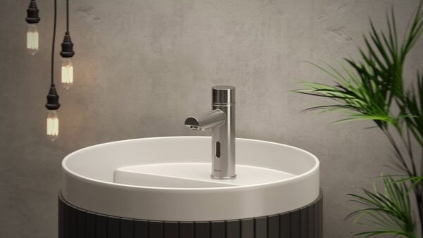 شیر روشویی هوشمند مدل موناکوپلاس | کروم مات