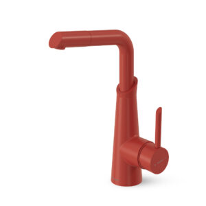 شیر آشپزخانه شاوری مدل آکسل | قرمز