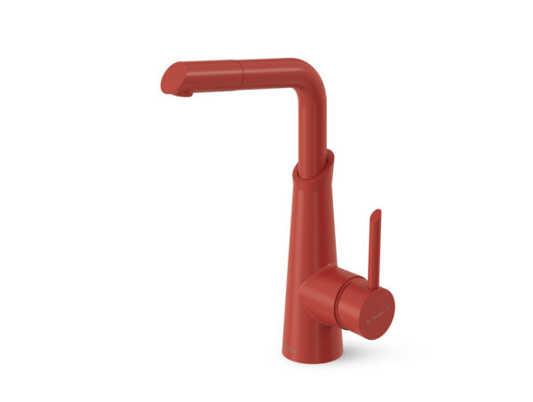 شیر آشپزخانه شاوری مدل آکسل قرمز شیر آشپزخانه شاوری مدل آکسل | قرمز