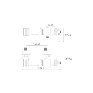 شیر توالت مدل بیزانس | گالری