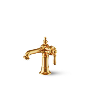 شیر روشویی ثابت مدل بیزانس | طلا