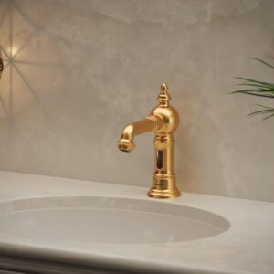 شیر روشویی هوشمند مدل بیزانس طلا