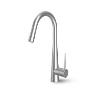 شیر آشپزخانه شاوری مدل ایتن | کروم مات